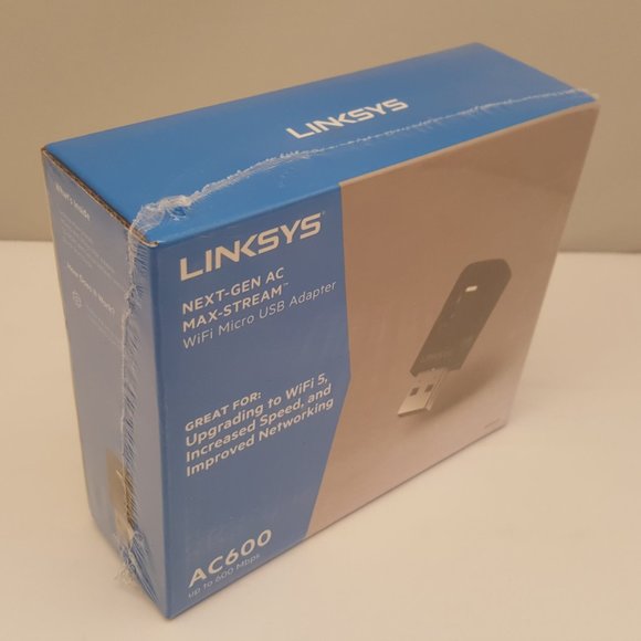 LINKSYS Next-Gen AC Max-Stream Wi-Fi Micro USB Adapter AC600 WUSB6100M🆕 - Picture 6 of 7